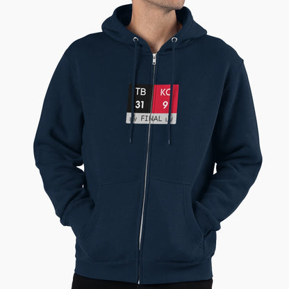 Super Bowl Lv 2021 Final Score Tampa Bay Hoodie - Minimalist Print Unisex - T-Shirt, Sweatshirt, Hoodie