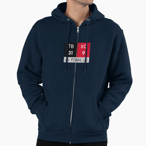 Super Bowl Lv 2021 Final Score Tampa Bay Hoodie - Minimalist Print Unisex - T-Shirt, Sweatshirt, Hoodie