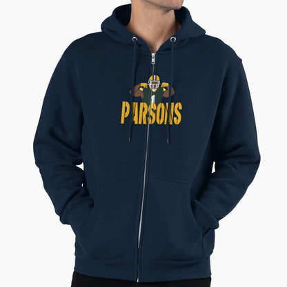 Parsons 1 Green Bay Football Hoodie - Novelty Apparel Unisex - T-Shirt, Sweatshirt, Hoodie