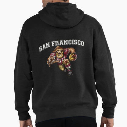 San Francisco Football Hoodie - Trendy Graphic for Adults - T-Shirt, Sweatshirt, Hoodie