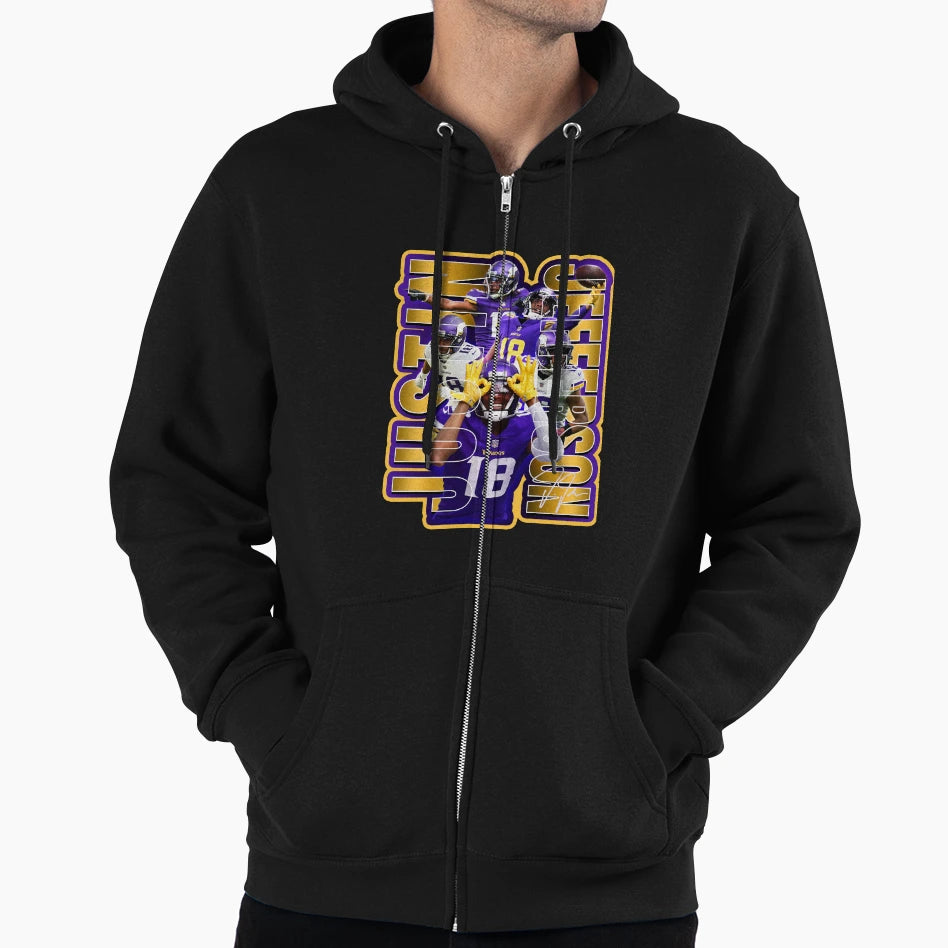 JJ Football Star Artwork Hoodie - Aesthetic Graphic Men Women - T-Shirt, Sweatshirt, Hoodie