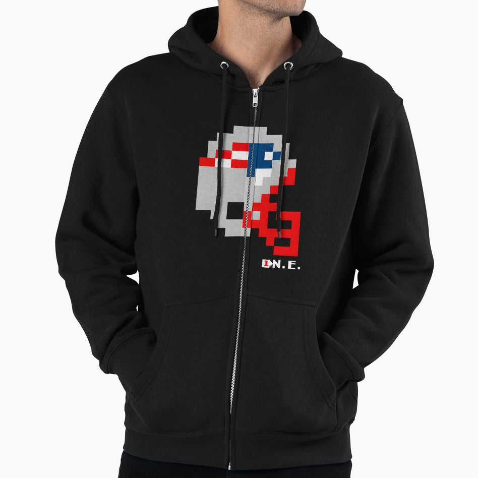 Ne Helmet Tecmo Bowl Hoodie - Graphic Print for Adults - T-Shirt, Sweatshirt, Hoodie