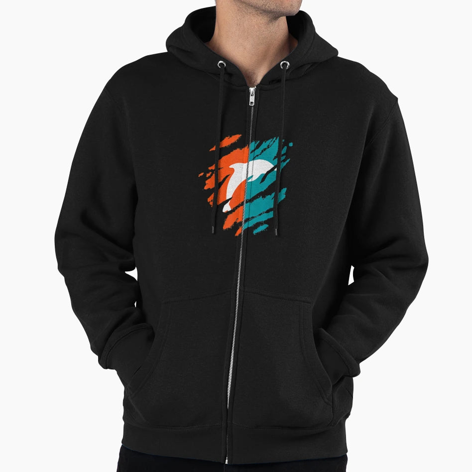 Mens Miami Dolphin Florida Fans Father Hoodie - Trendy Graphic Men Women - T-Shirt, Sweatshirt, Hoodie