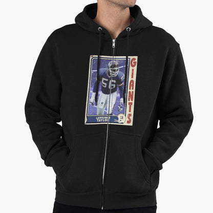 Lawrence Taylor Football Trading Card Hoodie - Novelty Apparel Men Women - T-Shirt, Sweatshirt, Hoodie