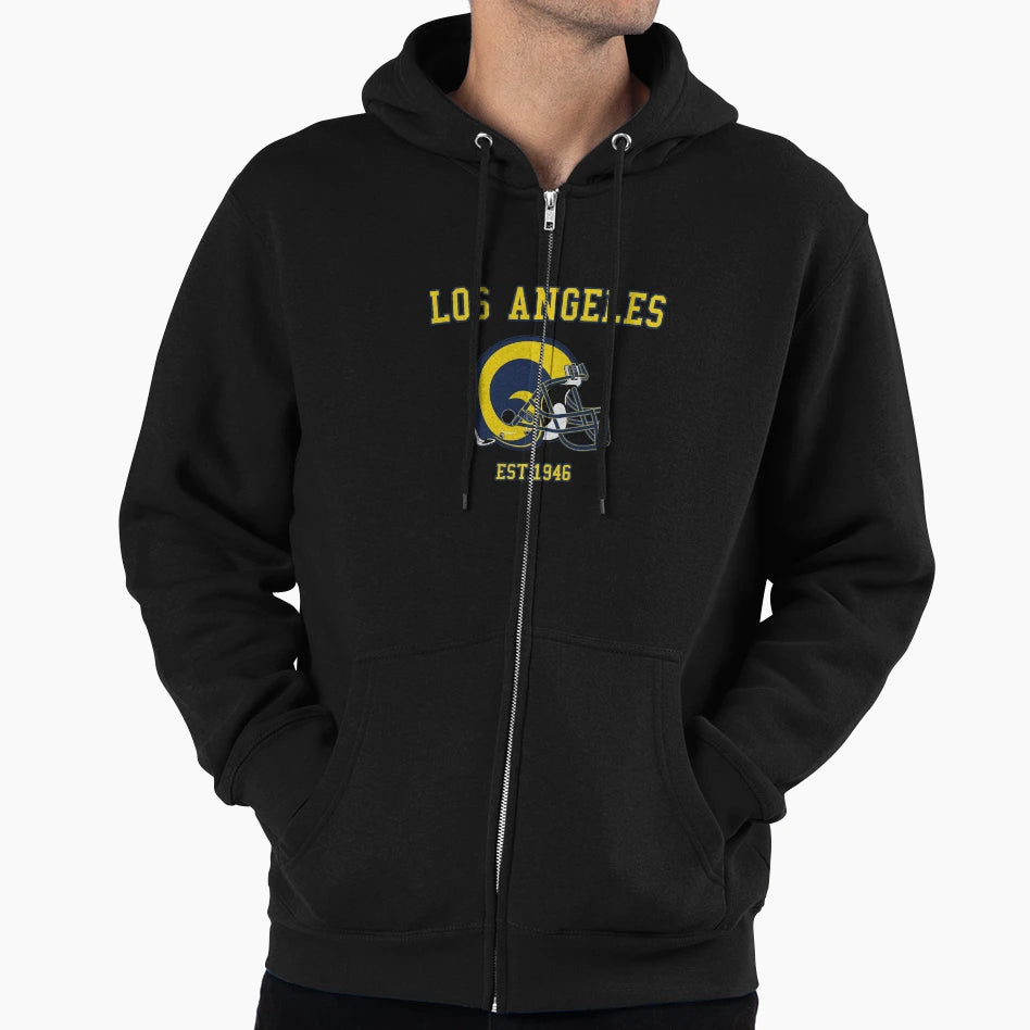 La Rams Hoodie - Custom Art Print Unisex - T-Shirt, Sweatshirt, Hoodie
