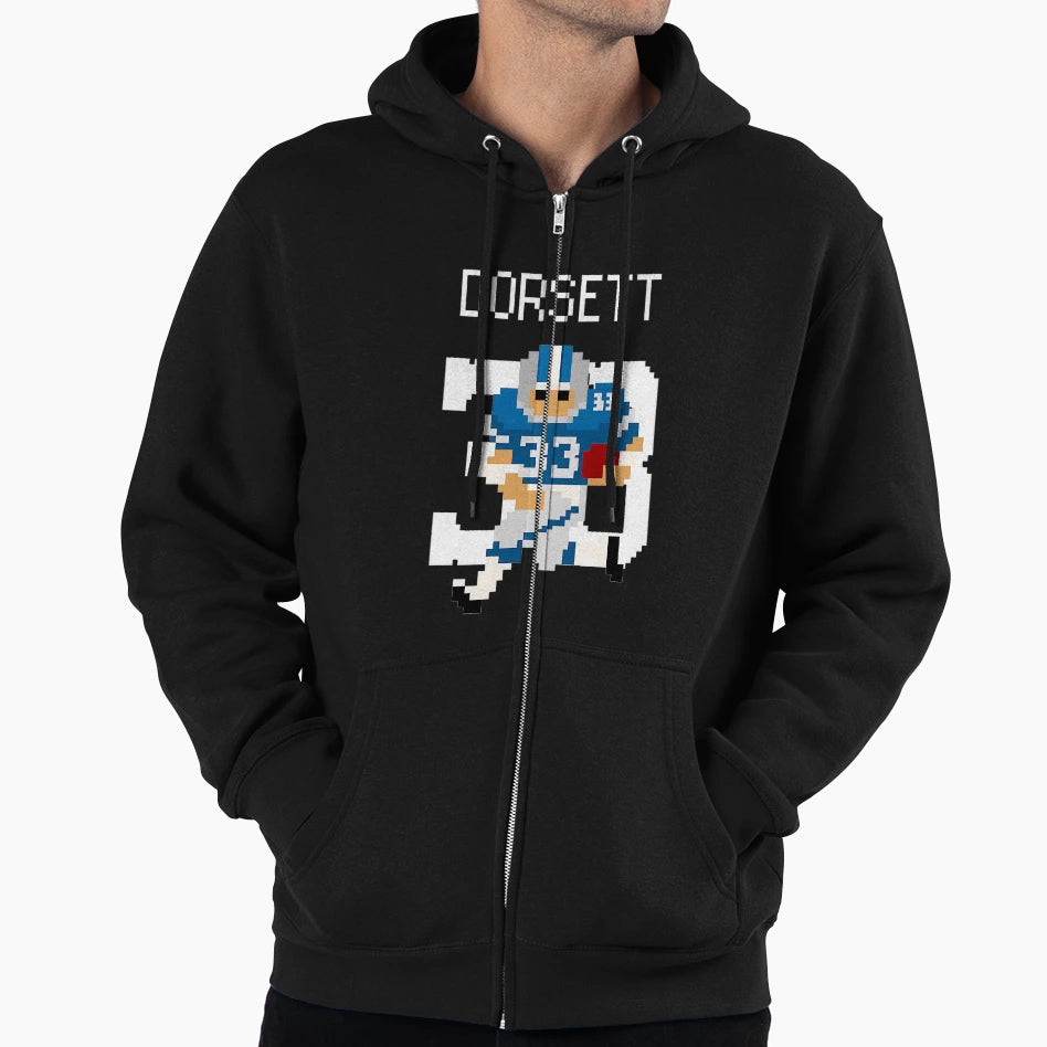 Pixel Running Back 33 Hoodie - Streetwear Style Men Women - T-Shirt, Sweatshirt, Hoodie
