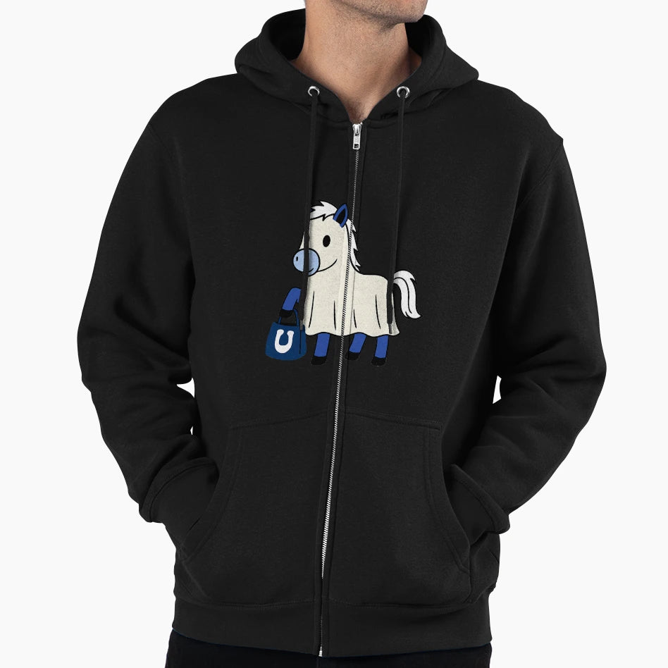 Indianapolis Colts Ghost Hoodie - Graphic Print Men Women - T-Shirt, Sweatshirt, Hoodie