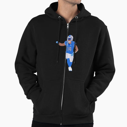 Amon Ra St Brown Detroit Lions Wr 14 Hoodie - Custom Art Print Unisex - T-Shirt, Sweatshirt, Hoodie