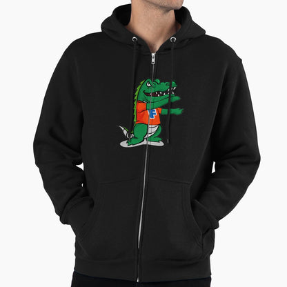 Gator Hoodie - Minimalist Print for Adults - T-Shirt, Sweatshirt, Hoodie