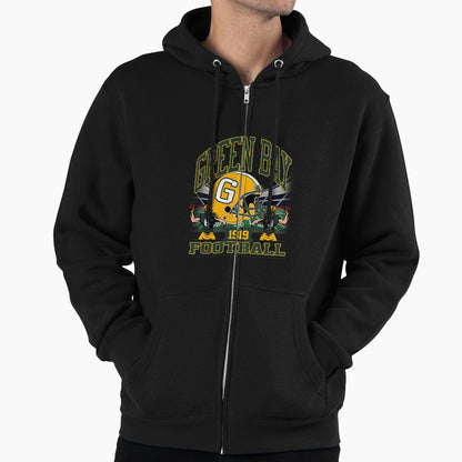 Green Bay Football Gridiron Legacy Hoodie - Novelty Apparel Unisex - T-Shirt, Sweatshirt, Hoodie