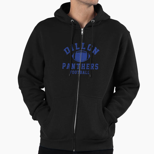 Dillon Panthers Football Logo Hoodie - Novelty Apparel Unisex - T-Shirt, Sweatshirt, Hoodie