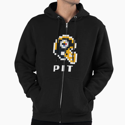 Pittsburgh Steelers Tecmo Super Bowl Hoodie - Novelty Apparel for Adults - T-Shirt, Sweatshirt, Hoodie