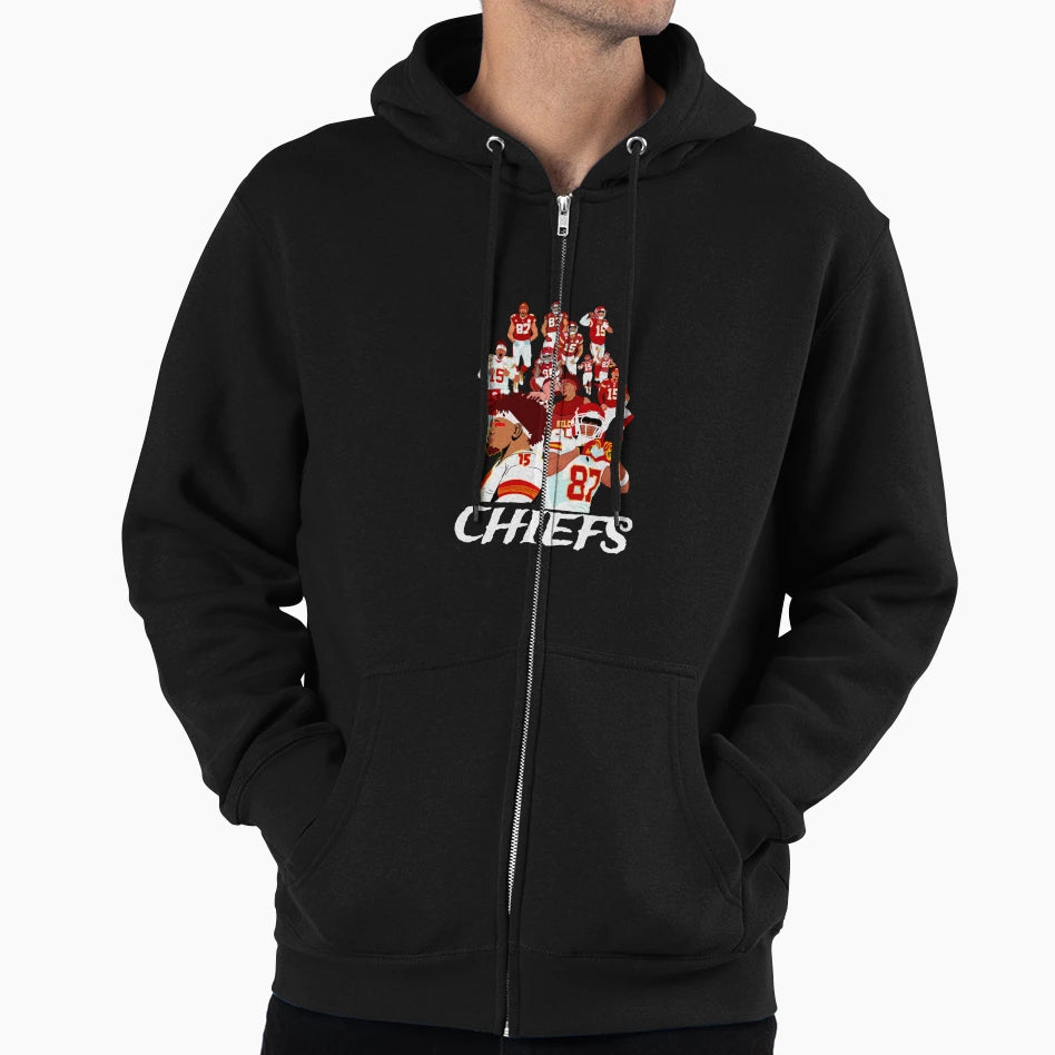 Kansas City Chiefs Hoodie - Novelty Apparel for Adults - T-Shirt, Sweatshirt, Hoodie