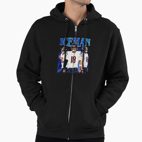 CW Iceman Chicago Bears 2025 Hoodie - Fun Novelty Design Unisex - T-Shirt, Sweatshirt, Hoodie