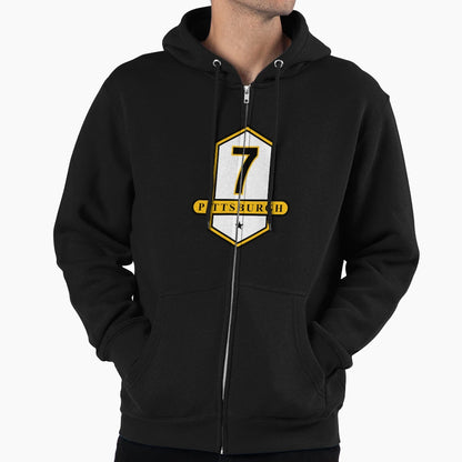 Big Ben White Emblem Hoodie - Aesthetic Graphic Men Women - T-Shirt, Sweatshirt, Hoodie
