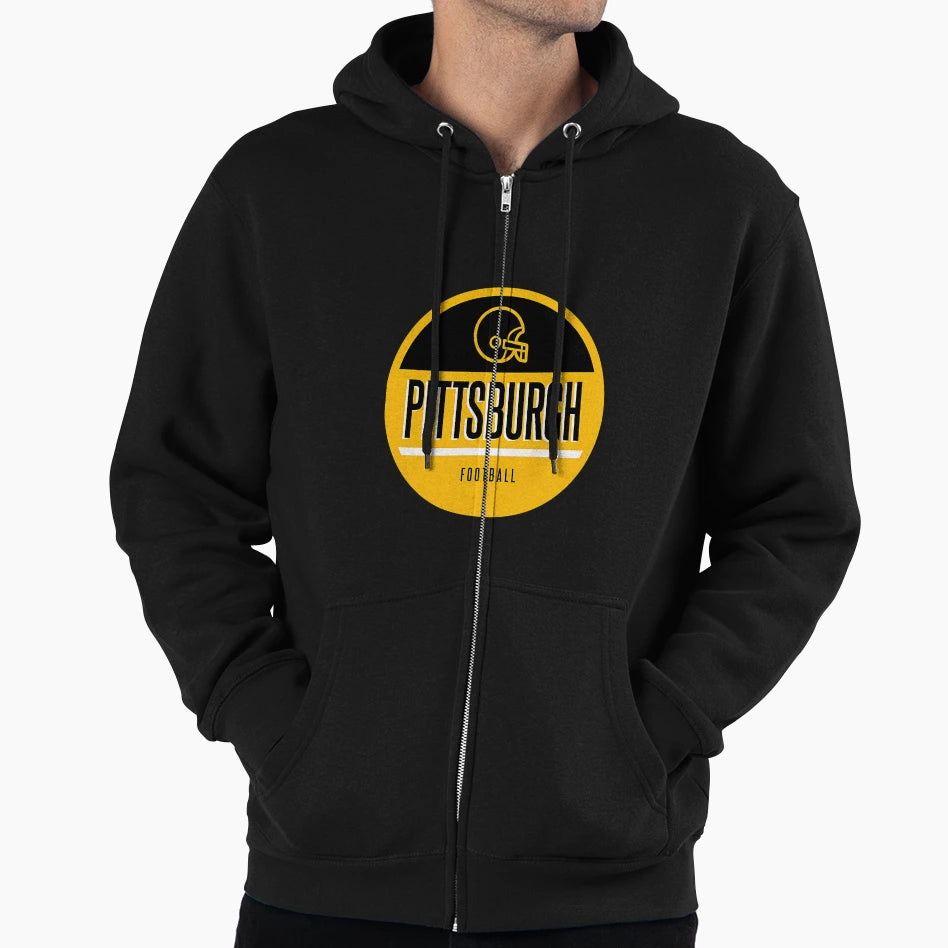 Pittsburgh Football Hoodie - Aesthetic Graphic Unisex - T-Shirt, Sweatshirt, Hoodie