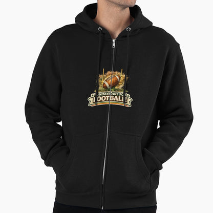 Sundays Are Football Sports Hoodie - Trendy Graphic for Adults - T-Shirt, Sweatshirt, Hoodie