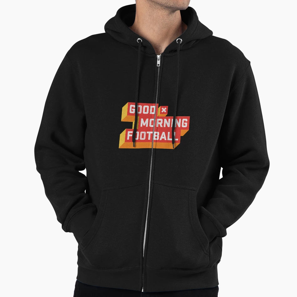 Angry Runs Good Morning Football Hoodie - Fun Novelty Design Unisex - T-Shirt, Sweatshirt, Hoodie