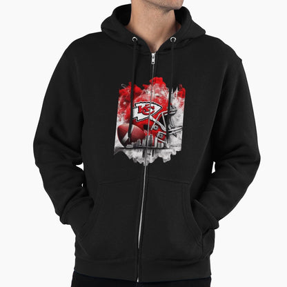 Kc City Chiefs Football Hoodie - Casual Everyday Wear for Adults - T-Shirt, Sweatshirt, Hoodie