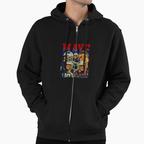 Maye New England Football Bootleg Hoodie - Trendy Graphic Men Women - T-Shirt, Sweatshirt, Hoodie