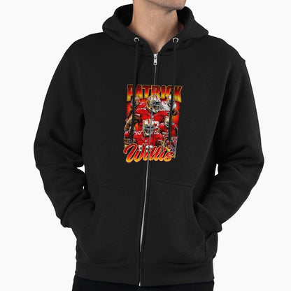 Patrick Willis San Francisco Football Hoodie - Trendy Graphic for Adults - T-Shirt, Sweatshirt, Hoodie