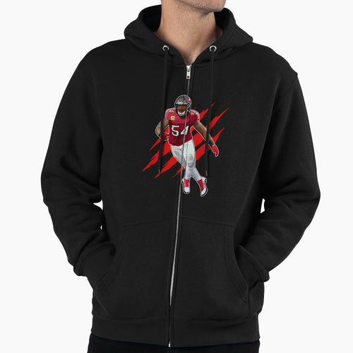 Lavonte David Coverage Area 54 Claw Hoodie - Aesthetic Graphic for Adults - T-Shirt, Sweatshirt, Hoodie