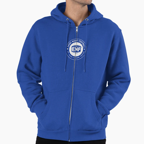 Every Night Football Circular Slogan Hoodie - Aesthetic Graphic for Adults - T-Shirt, Sweatshirt, Hoodie