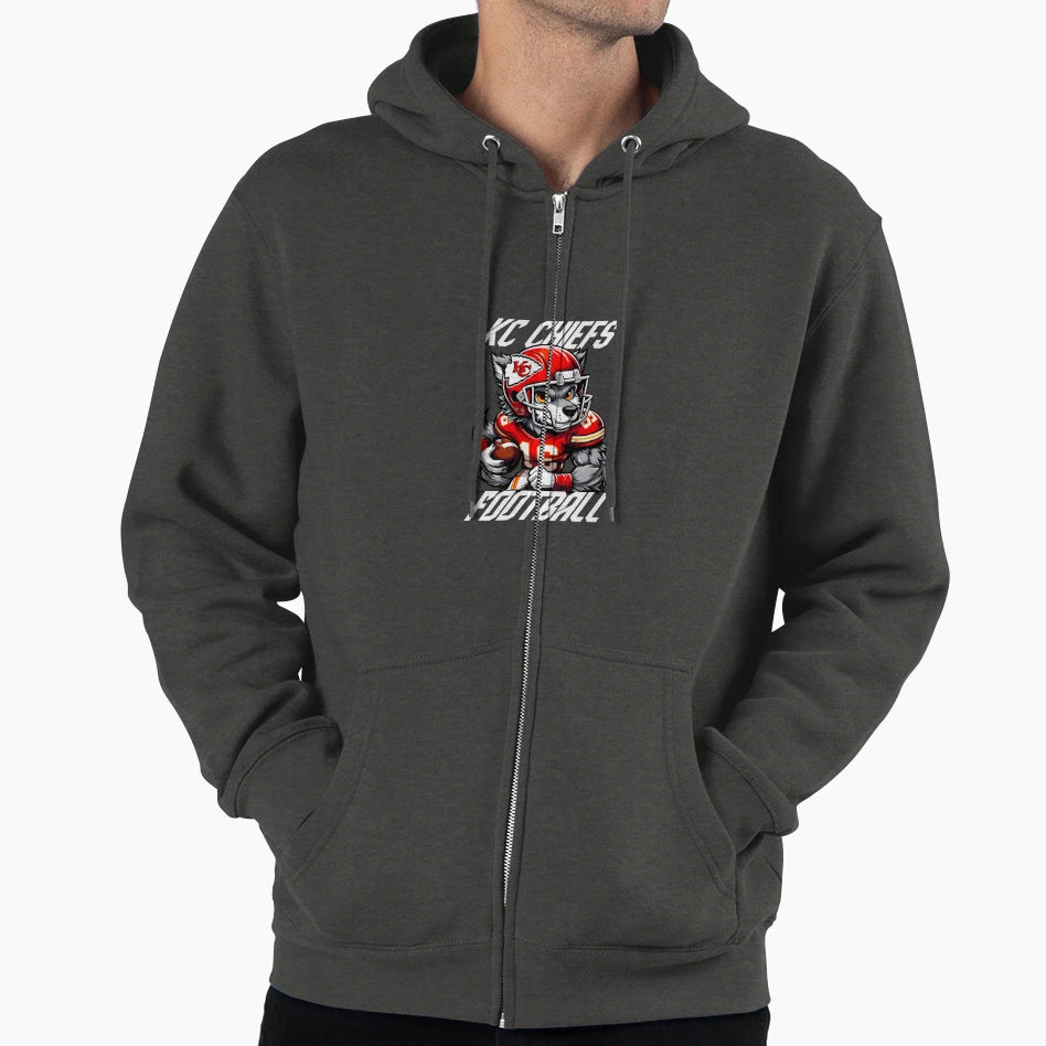 Kc Chiefs Football Hoodie - Graphic Print Men Women - T-Shirt, Sweatshirt, Hoodie