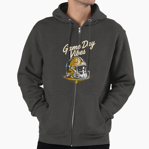 Game Day Vibes Football Hoodie - Minimalist Print Unisex - T-Shirt, Sweatshirt, Hoodie