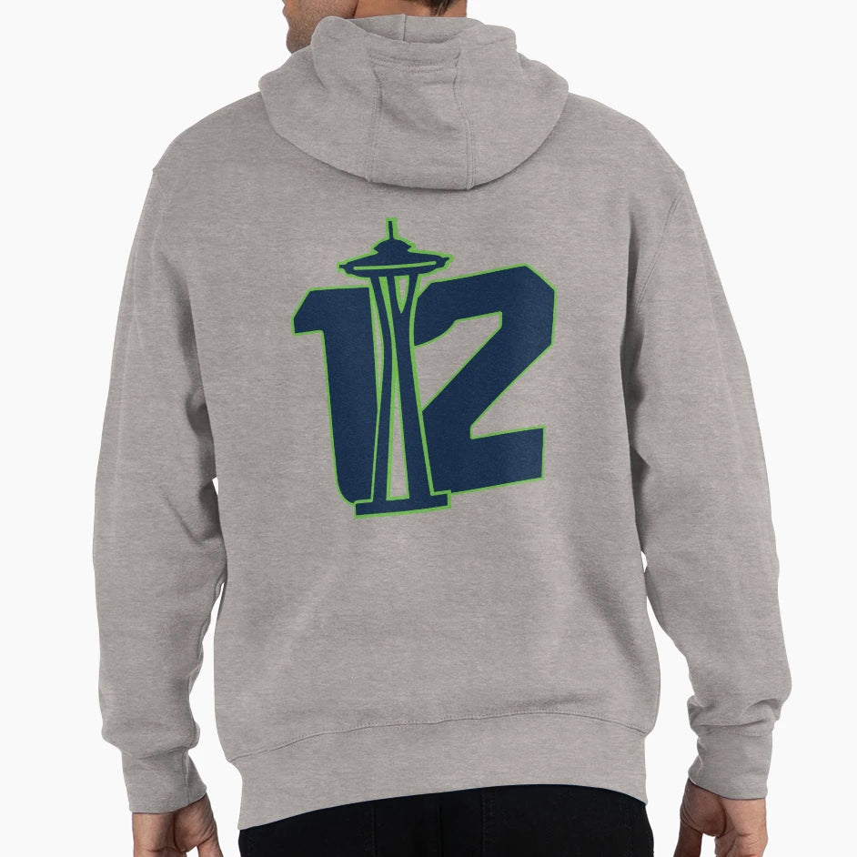 Seattles 12Th Hoodie - Unique Graphic for Adults - T-Shirt, Sweatshirt, Hoodie