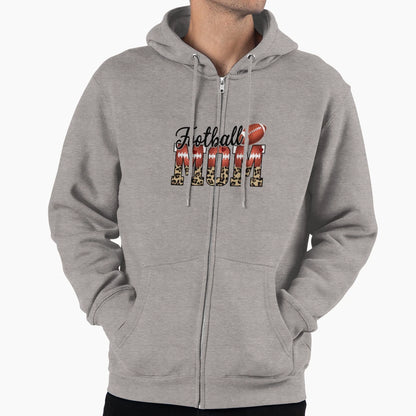 Football Mom Hoodie - Trendy Graphic for Adults - T-Shirt, Sweatshirt, Hoodie