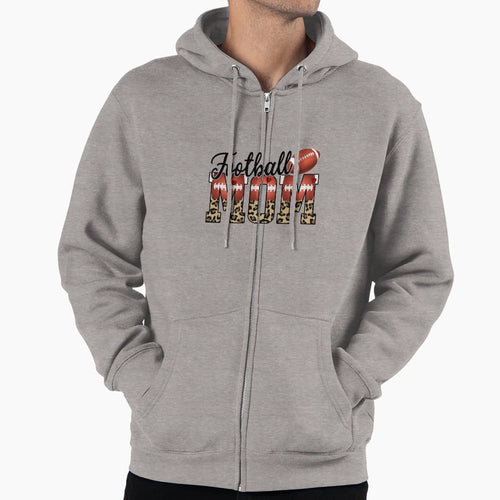 Football Mom Hoodie - Trendy Graphic for Adults - T-Shirt, Sweatshirt, Hoodie