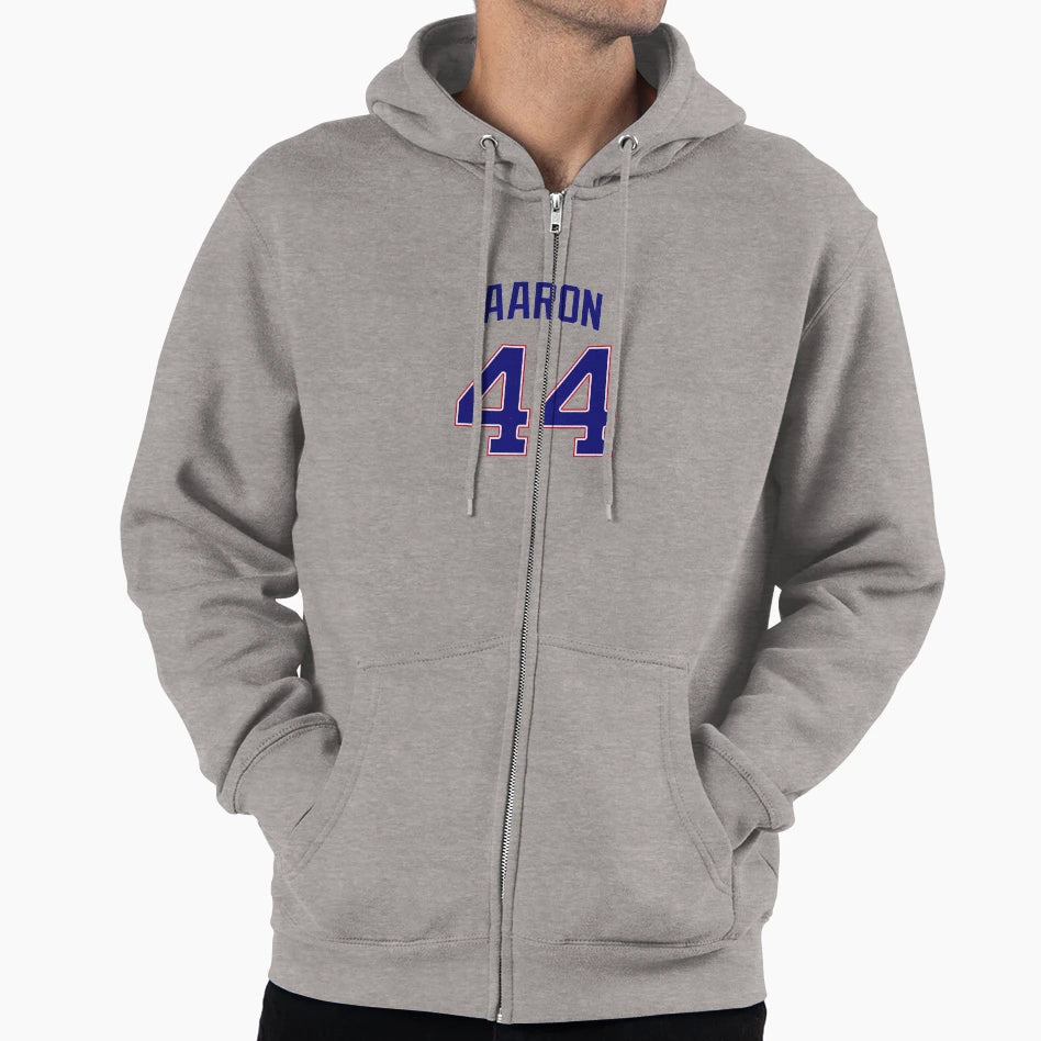 Hammerin Hank Hoodie - Custom Art Print Men Women - T-Shirt, Sweatshirt, Hoodie