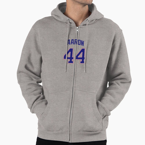 Hammerin Hank Hoodie - Custom Art Print Men Women - T-Shirt, Sweatshirt, Hoodie
