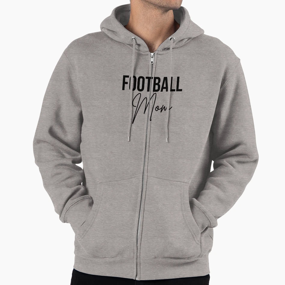 Football Mom Mother Football Player Hoodie - Streetwear Style Men Women - T-Shirt, Sweatshirt, Hoodie