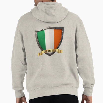 Daniels Irish Heritage Crest Shield Hoodie - Unique Graphic for Adults - T-Shirt, Sweatshirt, Hoodie