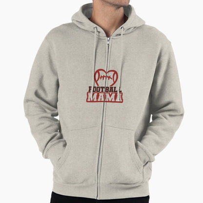 Football Mama Hoodie - Trendy Graphic for Adults - T-Shirt, Sweatshirt, Hoodie