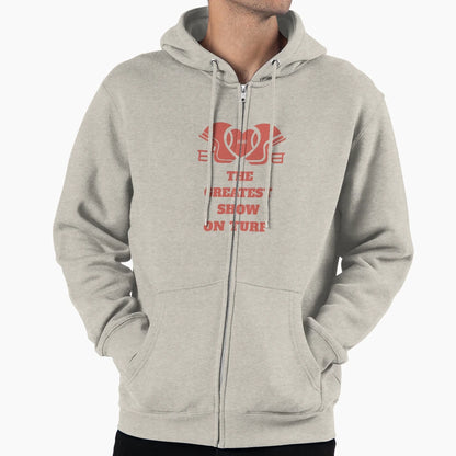 Football Fan Greatest Show Turf Hoodie - Casual Everyday Wear for Adults - T-Shirt, Sweatshirt, Hoodie
