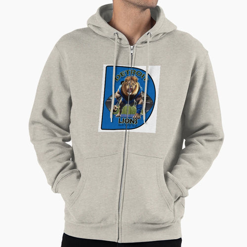 Detroit Lions Hoodie - Fun Novelty Design Unisex - T-Shirt, Sweatshirt, Hoodie