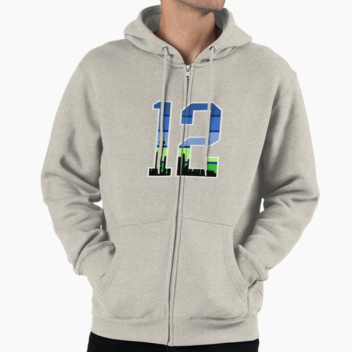 Seattle 12S Football Sports Fan Hoodie - Aesthetic Graphic for Adults - T-Shirt, Sweatshirt, Hoodie