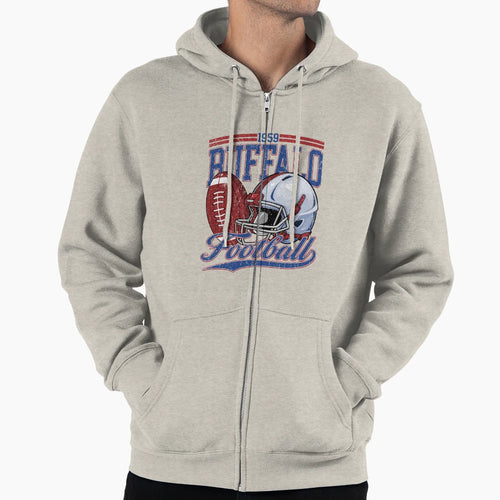 Buffalo Football Fan Hoodie - Minimalist Print Unisex - T-Shirt, Sweatshirt, Hoodie