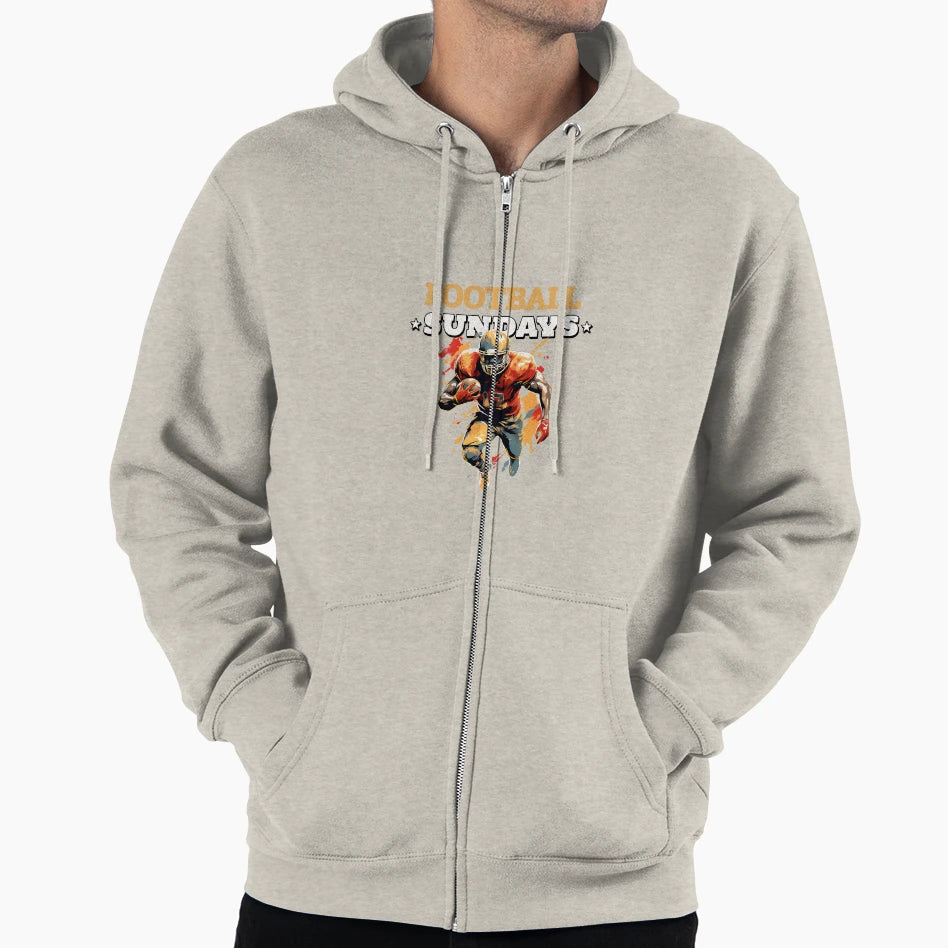 Football Sundays Hoodie - Graphic Print for Adults - T-Shirt, Sweatshirt, Hoodie