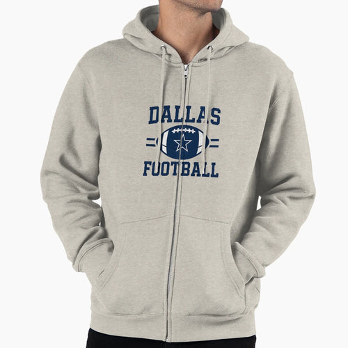 Dallas Football Star Texas Sports Fan Hoodie - Minimalist Print for Adults - T-Shirt, Sweatshirt, Hoodie