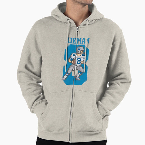 Pixel Quarterback Art Gift You And Hoodie - Casual Everyday Wear Men Women - T-Shirt, Sweatshirt, Hoodie