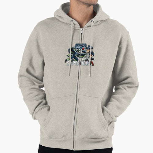 Superbowl Lx New England Patriots Vs T-Shirt - Custom Art Print Men Women - T-Shirt, Sweatshirt, Hoodie