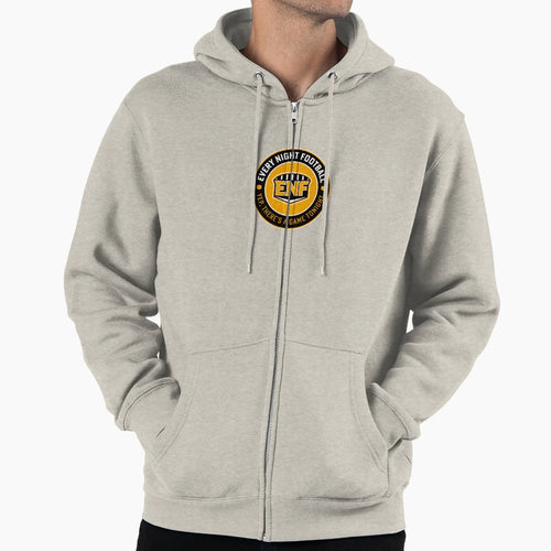 Every Night Football Circular Slogan Hoodie - Trendy Graphic for Adults - T-Shirt, Sweatshirt, Hoodie