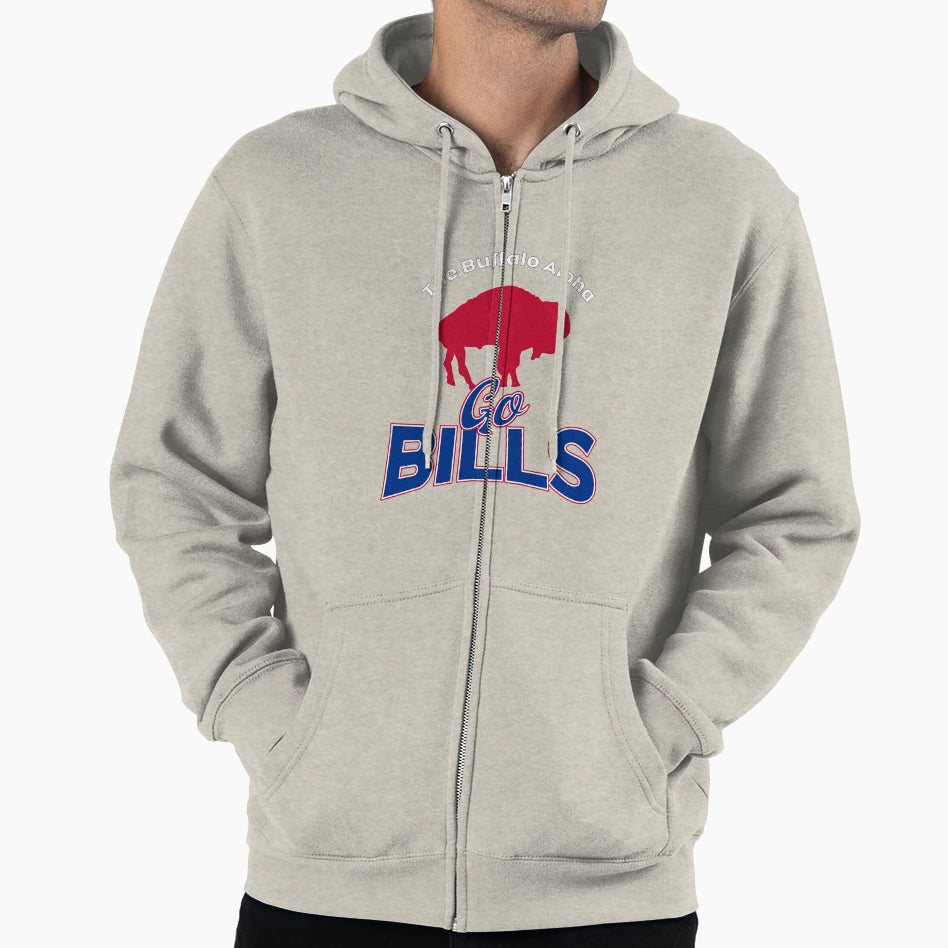 Go Bills Buffalo Aloha Hoodie - Aesthetic Graphic Unisex - T-Shirt, Sweatshirt, Hoodie