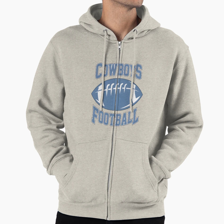 Cowboys Football Sketch Hoodie - Custom Art Print Unisex - T-Shirt, Sweatshirt, Hoodie
