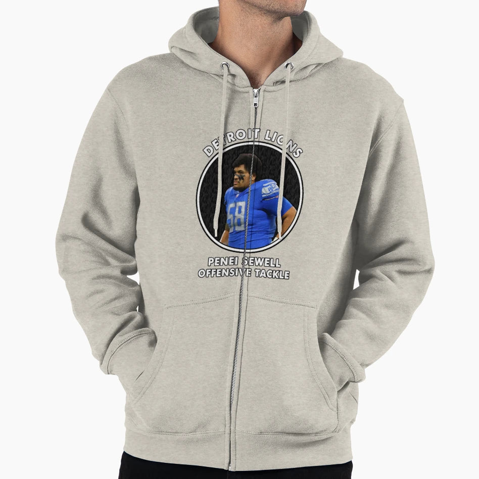 Penei Sewell Ot Detroit Lions T-Shirt - Unique Graphic Men Women - T-Shirt, Sweatshirt, Hoodie