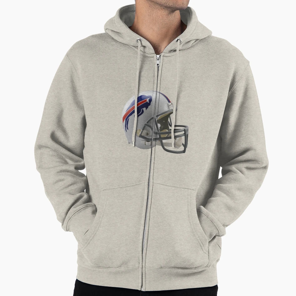 Helmet Bills Icon Hoodie - Unique Graphic Unisex - T-Shirt, Sweatshirt, Hoodie